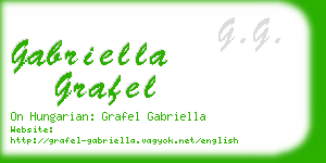 gabriella grafel business card